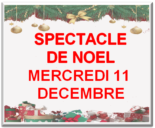 SPECTACLE DE NOEL 2024