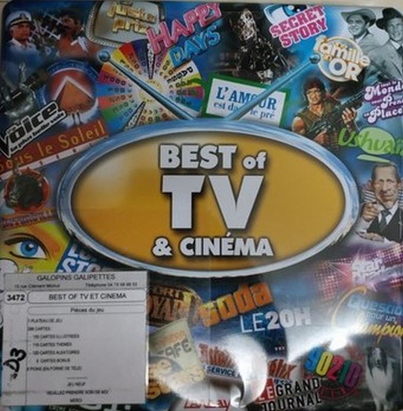BEST OF TV ET CINEMA<br>Référence ludothèque : 3472<br>1 à 00 joueur(s) <br>
